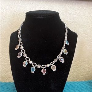 Multi-color stone Brighton necklace